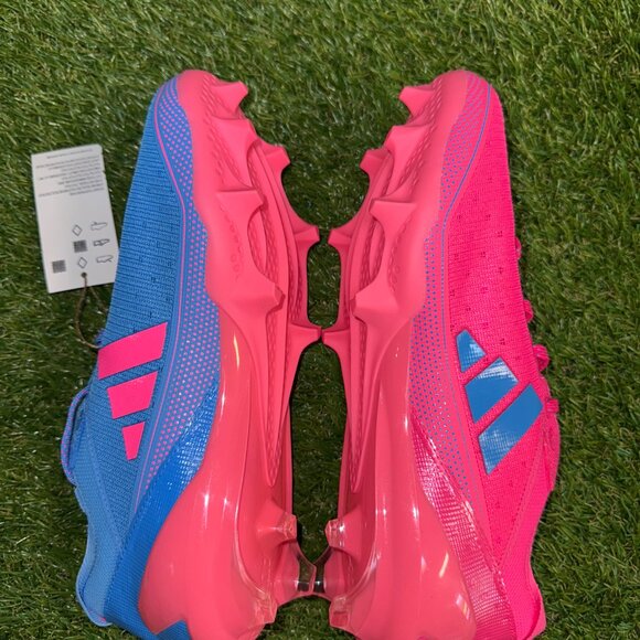 Adidas Adizero Football Electric Snack Attack Mens Size 8.5 IE4406 Pink Blue NEW